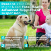 Total Health Advanced Supplement Suspension for Dogs and Cats Natural Wellness Support Pet Health Boost Liquid Formula
