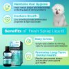 Pet Breath Refreshing Liquid is a universal protection for dogs and cats' teeth and gums, providing fresh breath