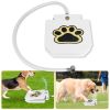 Dog Water Fountain Outdoor Dog Pet Water Dispenser Step-on Activated Sprinkler w/ Interactive Paw Pedal Valve for Drinking Fresh Water