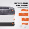 Human Dog Bed, 72" x48"x10" Giant Human Dog Bed for Adults and Pets, Human Size Dog Bed with Washable PV Velvet Cover, Egg Orthopedic Foam
