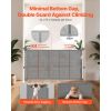 Retractable Baby Gate, 34 inch Tall, Extends up to 55 inch Wide, Retractable Gate for Kids or Pets, Mesh Material, Easy to Install for Indoor Stairs