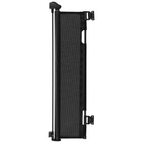 VEVOR Retractable Baby Gate, Extends to 57 inch Wide, 38.5 inch Tall, with Security Lock, Easy to Use, Walk Through Without Tripping
