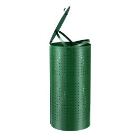 VEVOR Dog Poop Trash Can with 50 Liner Bags, 11.5 Gallons Outdoor Dog Waste Bin with Lid & Liner Clip for Pet Waste Station