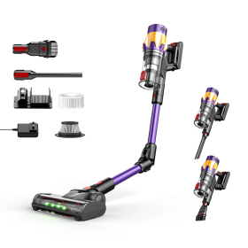 PSV22-7P  Silent Powerful Vacuum Cleaner-DC Wireless Vacuuming for Cars/Sofas/Carpets/Curtains/Mattresses/Vacuum Cleaning with 7-Battery Power Supply. (PSV22-7P: PSV18-7P)
