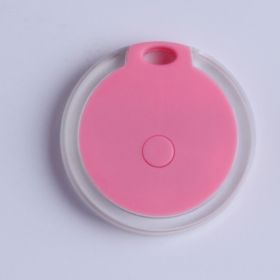 Anti-Lost Tracking Device For Dog & Cat; Smart Key Finder Locator For Kids Pets Keychain (Color: pink, size: One-size)