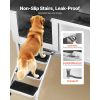 Stainless Steel Dog Washing Station, 62 inch Pet Grooming Tub w/ Stairs, PE Water Filter Board